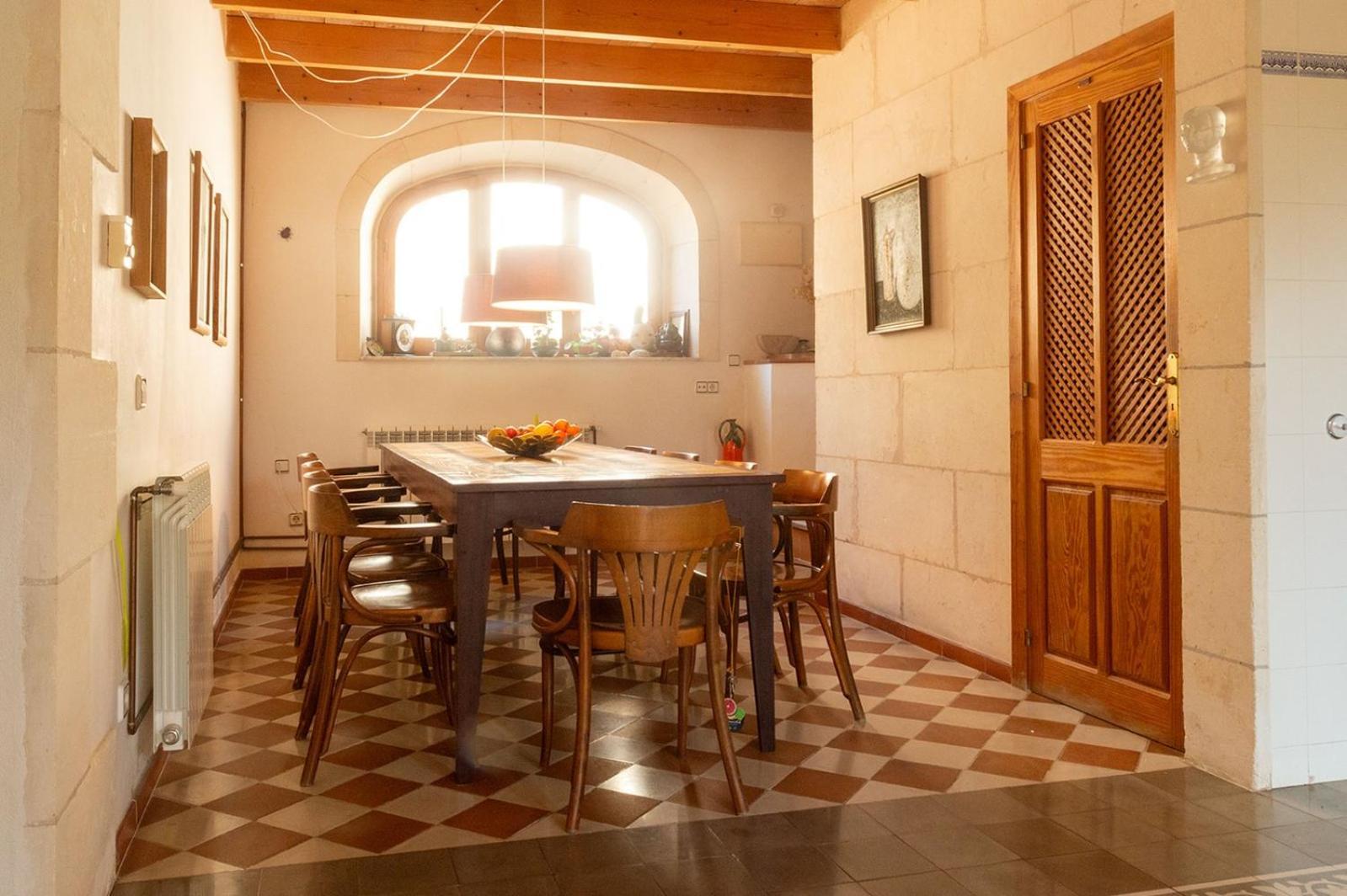 Lujosa Casa Mallorquina Restaurada Ses Salines  Kültér fotó